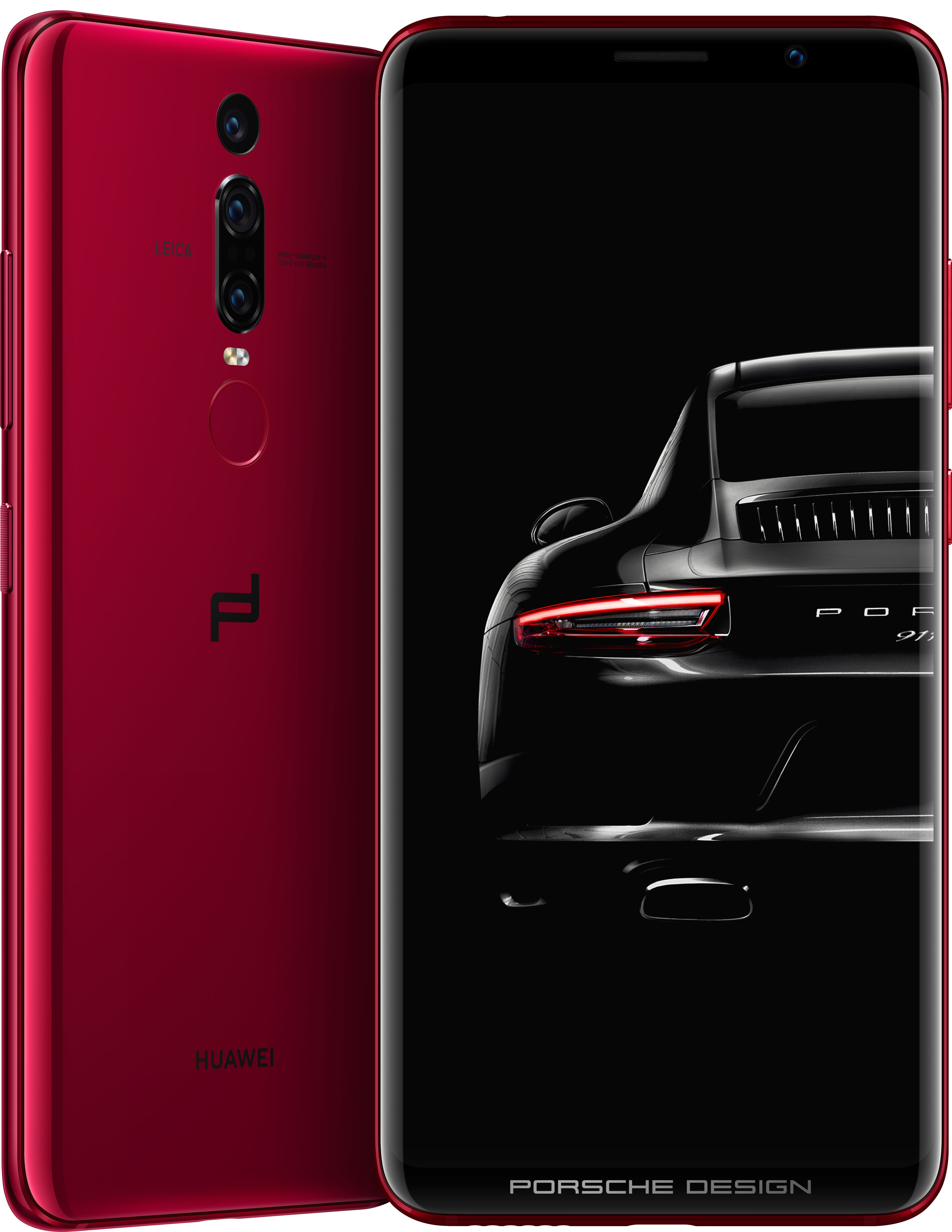 fronte e retro di Porsche Design Huawei Mate RS
