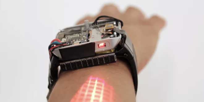 LumiWatch, lo smartwatch che trasforma la pelle in touchscreen