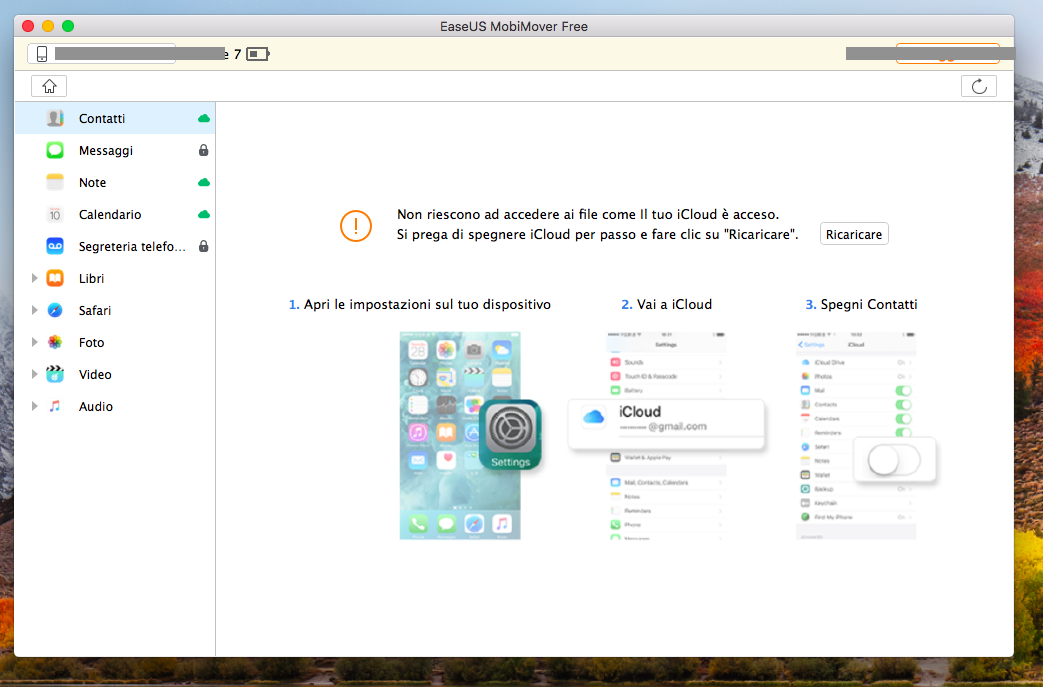 Limiti iCloud