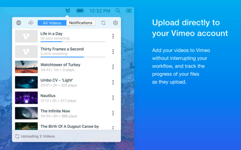 Vimeo rilascia la sua applicazione per macOS