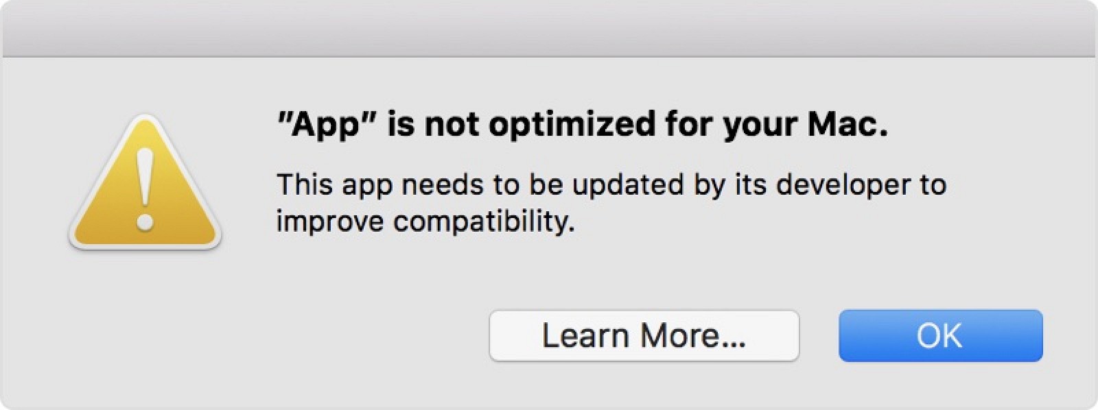 macOS non supporterà più le app a 32 bit