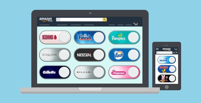 Virtual Dash Button per gli abbonati italiani di Amazon Prime: cosa sono e come funzionano
