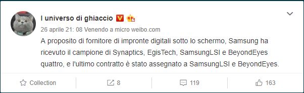 chip lettore di impronte