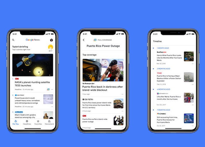 Google News sbarca su iPhone e iPad, pronta a sfidare Apple News