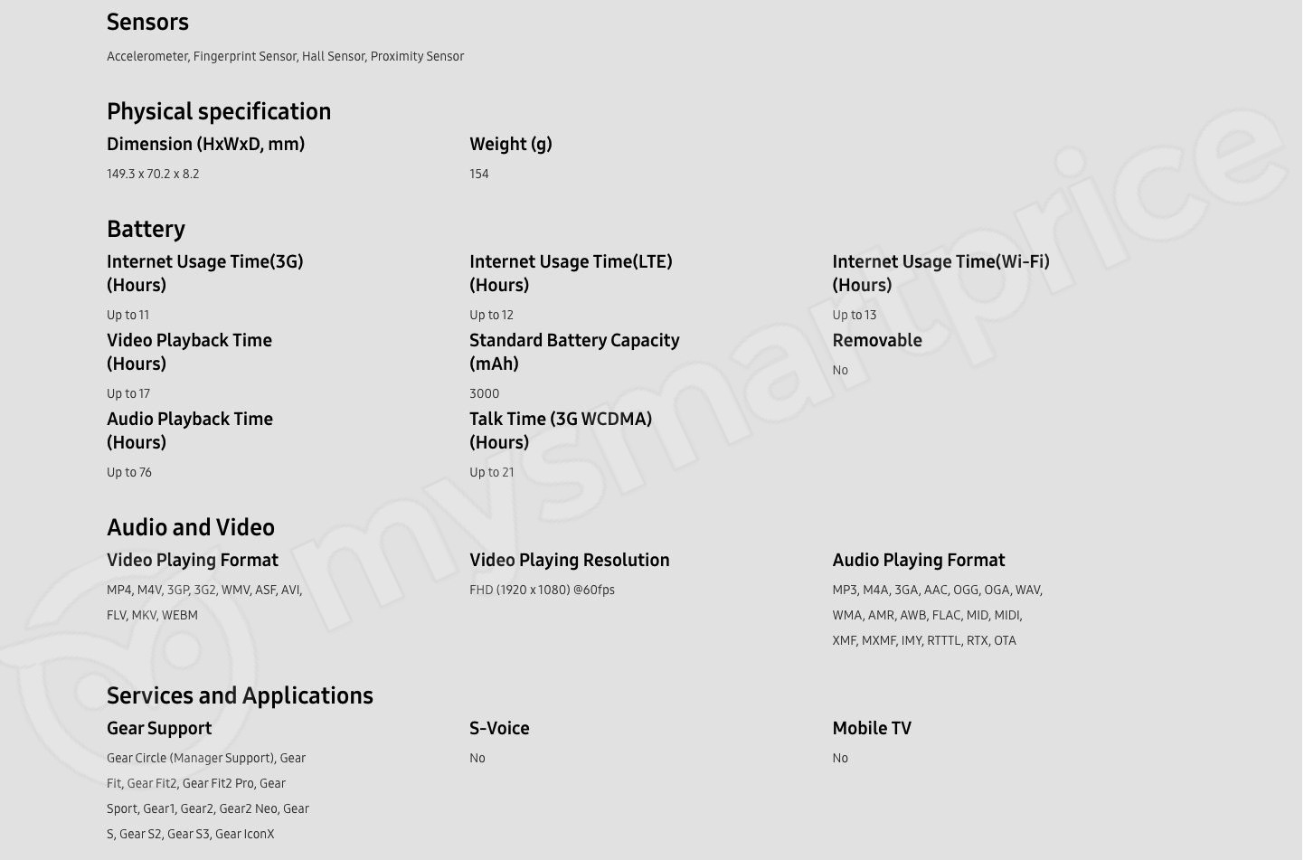 scheda tecnica 2 Galaxy J6 2018