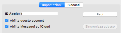 messaggi su iCloud