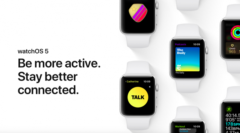 Apple rende nuovamente disponibile la prima beta di watchOS 5