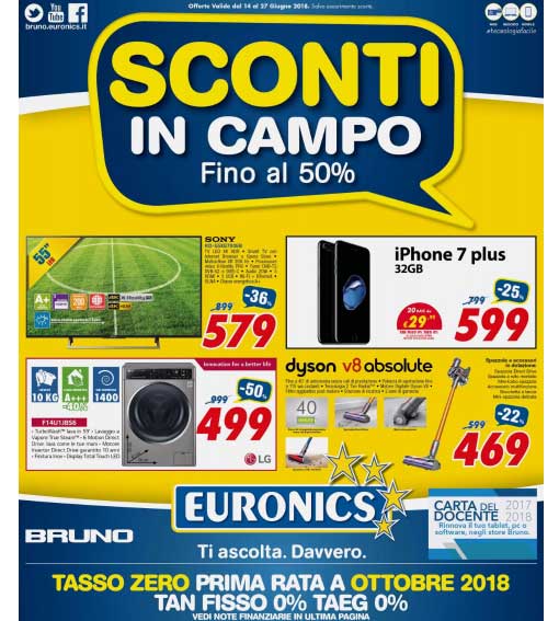 nuovo volantino Euronics Bruno