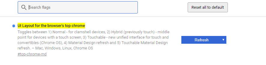 Chrome Material Design