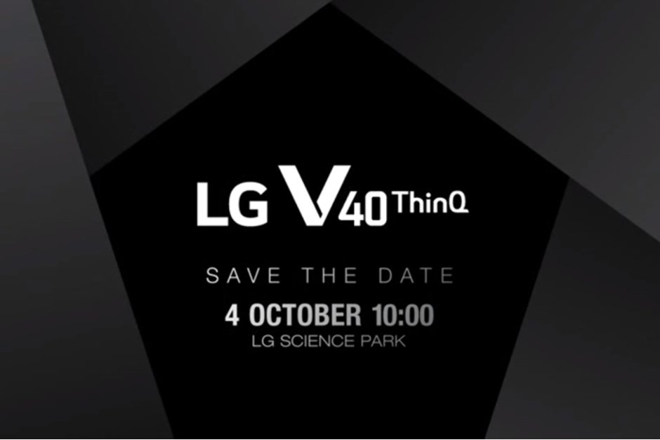 presentazione LG V40 ThinQ