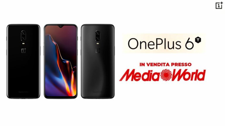 OnePlus 6T negli scaffali italiani grazie a Mediaworld