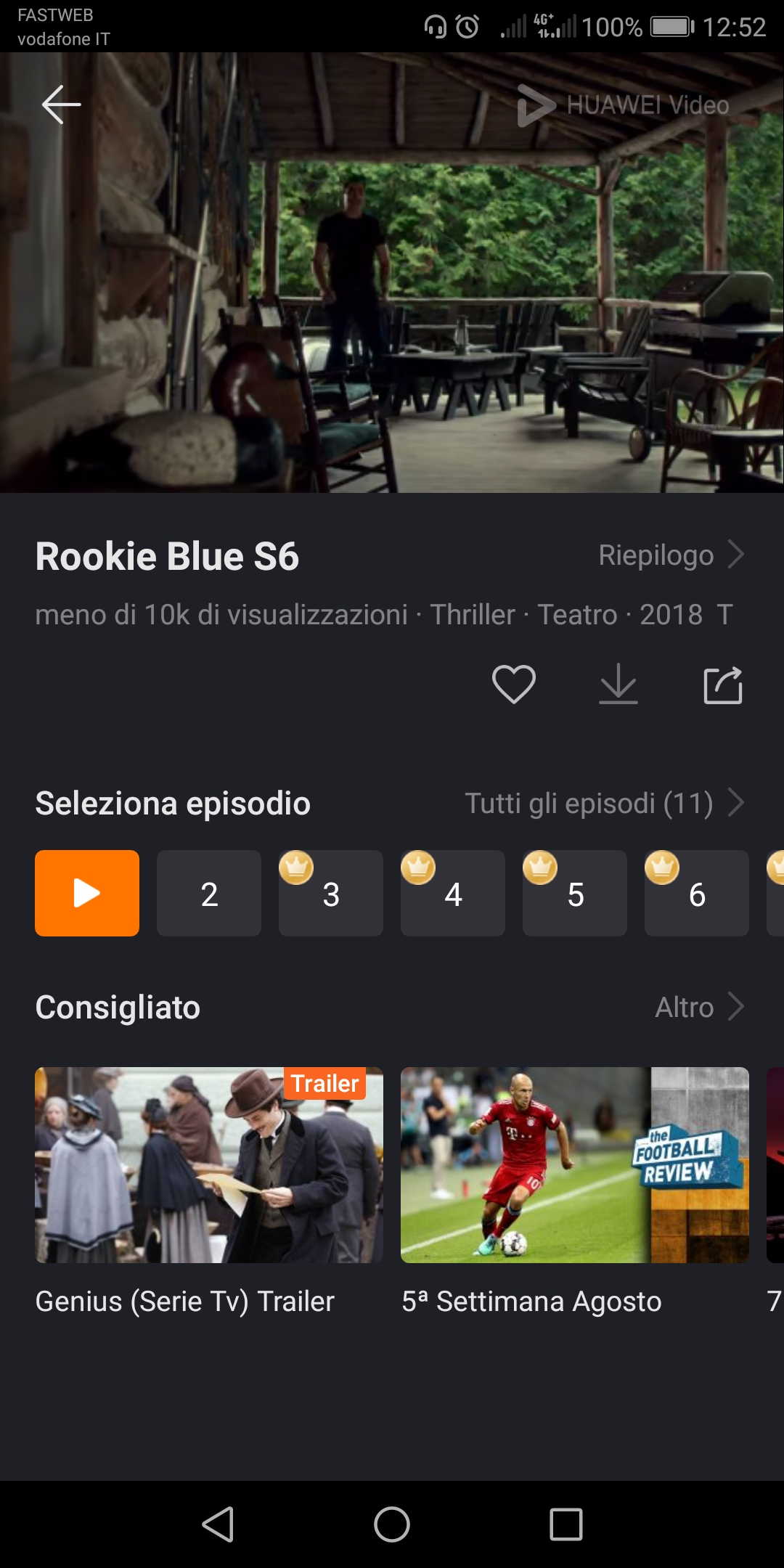 Pagina prodotto Serie TV