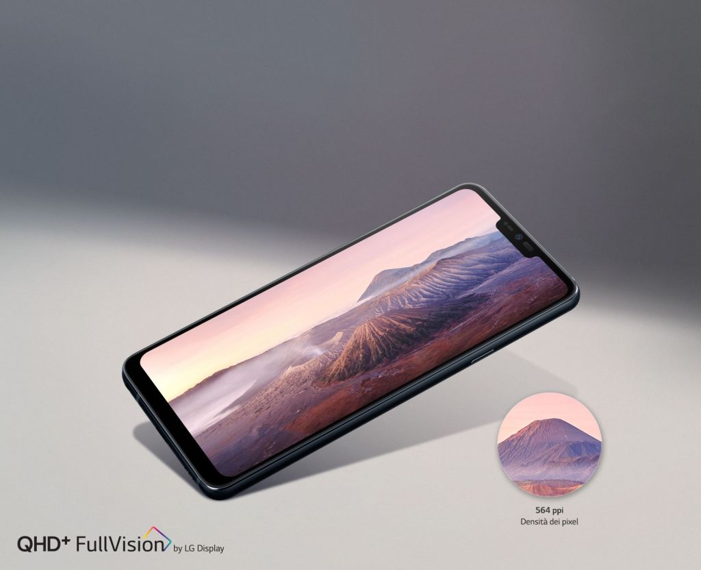 LG G7 Fit che mostra la sua incredibile risoluzione