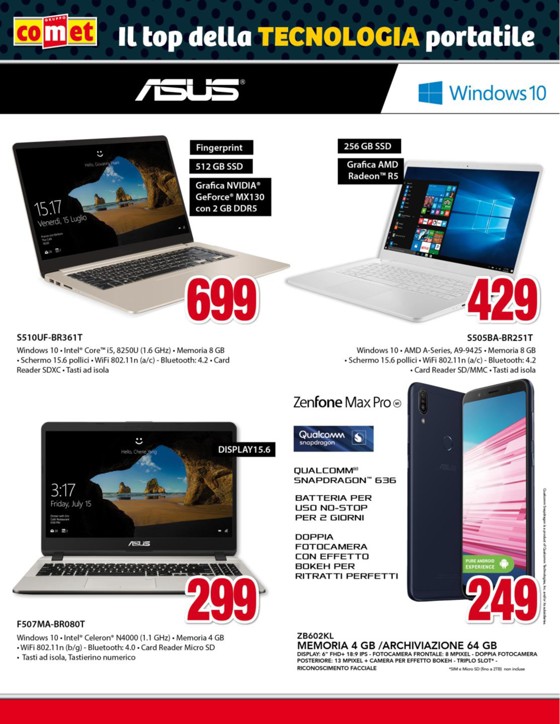 volantino Comet pag.18