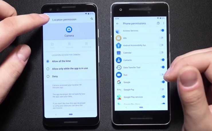 Android Q supporterà il riconoscimento 3D del volto?