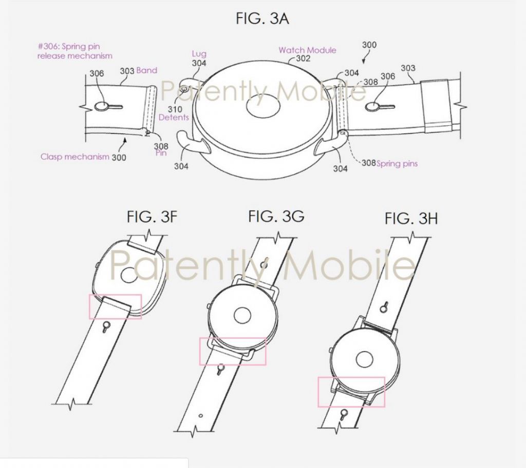 Google Pixel Watch brevetto 1