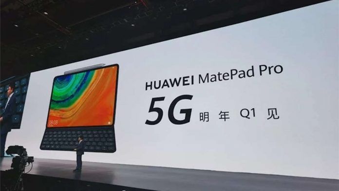 Huawei presenta MatePad Pro, uno dei primi tablet 5G