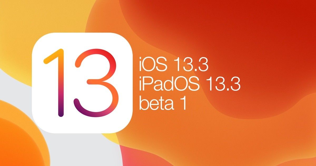 ios 13.3 beta 1