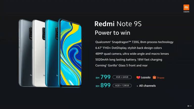 Redmi Note 9S: presentato ufficialmente