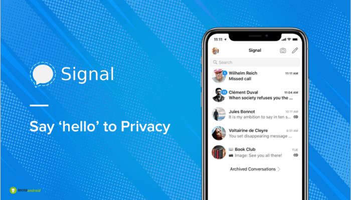 Signal: introdotte nuove funzioni per competere con WhatsApp