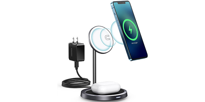 CHOETECH 2-in-1 MagSafe Charger Wireless Charging stand
